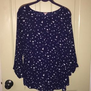 Sheer Star Top
